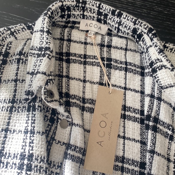 Oversized Tweed Flannel NWT - Picture 6 of 7